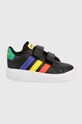 adidas sneakers pentru copii GRAND COURT 2. CF sintetic negru HP8918