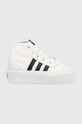 adidas Originals trampki dziecięce NIZZA PLATFORM MID syntetyczny biały GY9954
