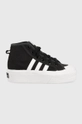 čierna Detské tenisky adidas Originals NIZZA PLATFORM MID Detský