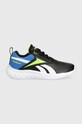 Detské tenisky Reebok Classic RUSH RUNNER imitácia kože čierna 100034146