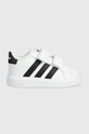 adidas sneakersy dziecięce GRAND COURT imitacja skóry licowej biały GW6527
