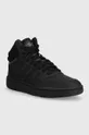 Παιδικά αθλητικά παπούτσια adidas Originals HOOPS MID 3.0 K μαύρο