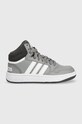 Дитячі кросівки adidas Originals HOOPS MID 3.0 K висока сірий IF2721