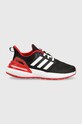 adidas sneakers pentru copii RAPIDASPORT x MARVEL textil negru IG7176