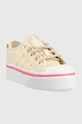 adidas Originals tenisówki dziecięce NIZZA PLATFORM C IF5144 beżowy AW23
