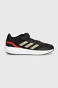 Детские кроссовки adidas RUNFALCON 3.0 EL K синтетический чёрный IG5384
