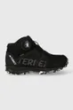 čierna Detské topánky adidas TERREX IF7508 BOA MID R.RD CBLACK/FTWWHT Detský
