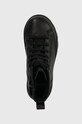 Camper ghete de iarna pentru copii din piele Brutus Kids negru K900179.27