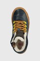 Camper ghete de iarna pentru copii din piele K900313 Brutus Kids bleumarin K900313.28.38