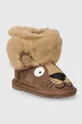 Cipele za bebe Emu Australia Lion Walker Vanjski dio: Brušena koža Unutrašnji dio: Vuna Potplat: Sintetički materijal