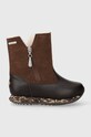 Дитячі шкіряні зимові черевики Emu Australia K12941 Baker з утепленням коричневий K12941.Baker