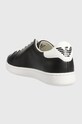 Fiú EA7 Emporio Armani gyerek bőr sportcipő XSX101.XOT46 fekete
