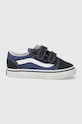 Vans tenisówki dziecięce TD Old Skool V tekstylny granatowy VN000D3Y