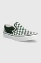 Παιδικά πάνινα παπούτσια Vans JN Classic Slip-On πράσινο