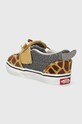 Παιδικά πάνινα παπούτσια Vans Slip-On V Rinoceraffe VN000BVAC0V1 κίτρινο VN000BVA