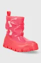 Παιδικές μπότες χιονιού UGG KIDS CLASSIC BRELLAH MINI ροζ