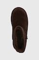 Μπότες σουέτ για παιδιά UGG CLASSIC MINI PLATFORM καφέ 1143700K