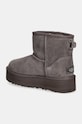 CHLAPEC Dětské semišové sněhule UGG CLASSIC MINI PLATFORM 1143700K hnědá