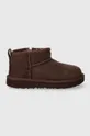 коричневый Детские замшевые сапоги UGG T CLASSIC ULTRA MINI Детский