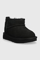 UGG śniegowce zamszowe dziecięce T CLASSIC ULTRA MINI 1130750T czarny AA00