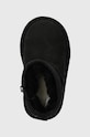 UGG śniegowce zamszowe dziecięce T CLASSIC ULTRA MINI czarny 1130750T
