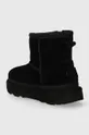 Παιδικές χειμερινές μπότες UGG T CLASSIC MINI ZIPPER TAPE LOGO Πάνω μέρος: Συνθετικό ύφασμα, Δέρμα σαμουά Εσωτερικό: Υφαντικό υλικό Σόλα: Συνθετικό ύφασμα