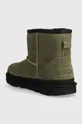 Дитячі замшеві чоботи UGG KIDS CLASSIC MINI ZIPPER TAPE L Халяви: Синтетичний матеріал, Замша Внутрішня частина: Текстильний матеріал, Вовна Підошва: Синтетичний матеріал