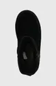 чорний Дитячі замшеві чоботи UGG KIDS CLASSIC MINI ZIPPER TAPE L