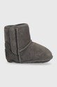 UGG buty zamszowe niemowlęce I BABY CLASSIC ocieplane szary 1143693I