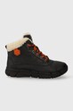 Geox buty zimowe dziecięce imitacja skóry licowej czarny J269XE.0ME50.28.35