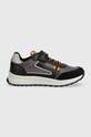 Geox sneakersy dziecięce imitacja skóry licowej czarny J36GMA.054FU.28.35
