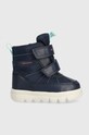 Geox cizme de iarna pentru copii B365AE 0FU54 B WILLABOOM B A imitatie de piele bleumarin B365AE.0FU54.20.23