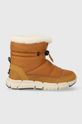 Geox cizme de iarna copii J36APB 0FUME J FLEXYPER B AB sintetic galben J36APB.0FUME.28.35