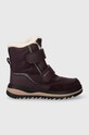 Geox cizme de iarna pentru copii J36EWB 054FU J ADELHIDE B AB sintetic burgundia J36EWB.054FU.28.35