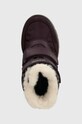Geox cizme de iarna pentru copii J36EWB 054FU J ADELHIDE B AB burgundia J36EWB.054FU.28.35