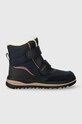 Geox cizme de iarna pentru copii J36EWB 054FU J ADELHIDE B AB imitatie de piele bleumarin J36EWB.054FU.36.39