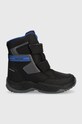 Geox gyerek téli csizma J36FSA 0FUCE J SENTIERO B ABX textil fekete J36FSA.0FUCE.28.35