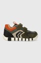 Geox sneakers pentru copii piele verde B3555D.022BC