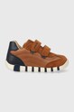 Geox sneakers pentru copii piele maro B3655A.0CL22