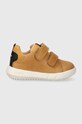 Geox sneakersy skórzane dziecięce skóra zamszowa brązowy B365DC.0CLFU.20.23
