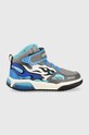 Geox sneakersy dziecięce imitacja skóry licowej szary J369CB.0BU11.24.27