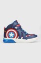 Geox sneakers pentru copii textil bleumarin J369YC.0FU50.32.35