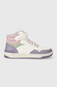 Geox sneakersy dziecięce imitacja skóry licowej biały J36HXA.05415.36.39