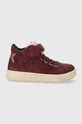 Geox sneakers de piele întoarsă pentru copii J36HYC 022BH J THELEVEN WPF mic de statură violet J36HYC.022BH.24.27