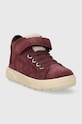 Παιδικά sneakers σουέτ Geox J36HYC 022BH J THELEVEN WPF J36HYC.022BH.24.27 μωβ AW23