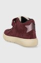 Băieți Geox sneakers de piele întoarsă pentru copii J36HYC 022BH J THELEVEN WPF J36HYC.022BH.24.27 violet