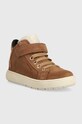 Geox sneakersy zamszowe dziecięce J36HYC 022BH J THELEVEN WPF J36HYC.022BH.28.35 brązowy AW23