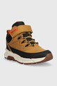 Geox cizme de iarna pentru copii J36LCG.0MEFU.32.35 galben AW24