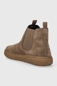 Κοριτσίστικα Παιδικές μπότες τσέλσι από σουέτ Geox J36LDB.00022.28.35 καφέ