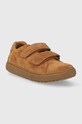 Geox sneakers de piele întoarsă pentru copii J36LDD.022FU.36.41 maro AW23